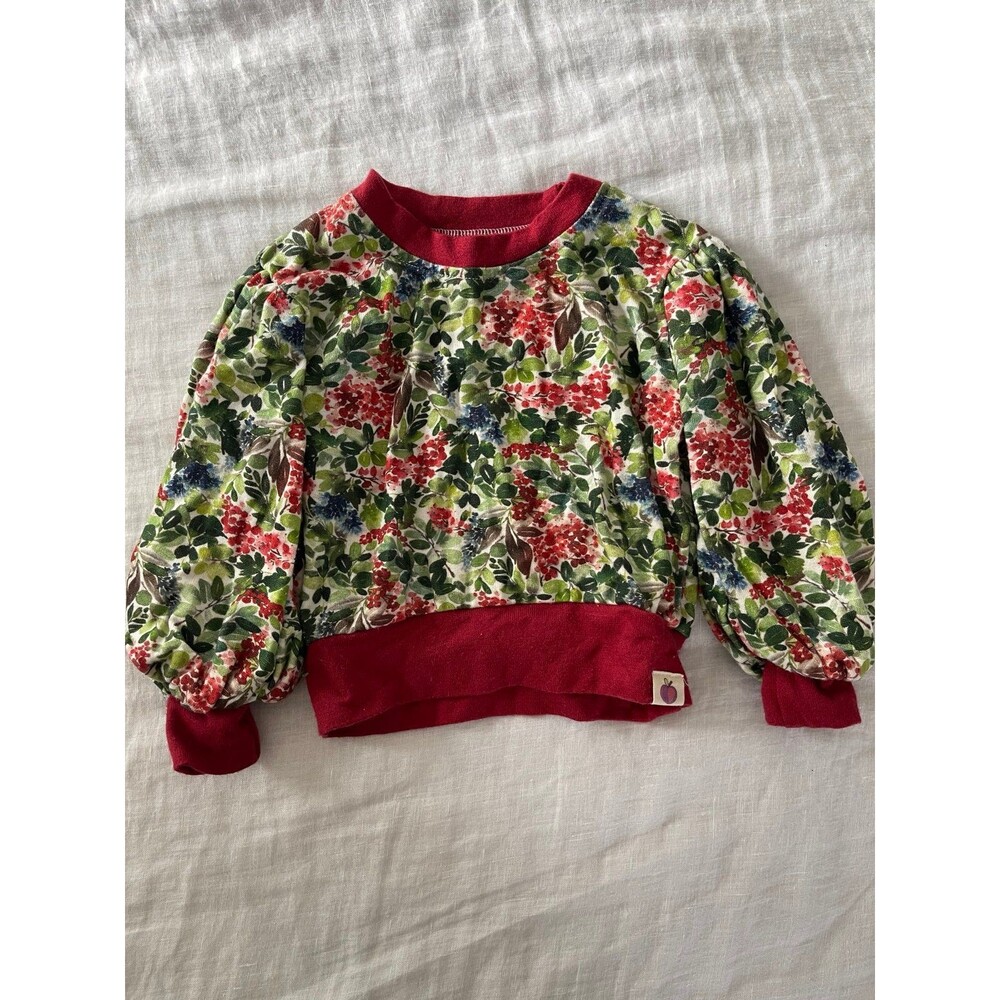Cheeky Plum Holiday Crewneck 12-18m